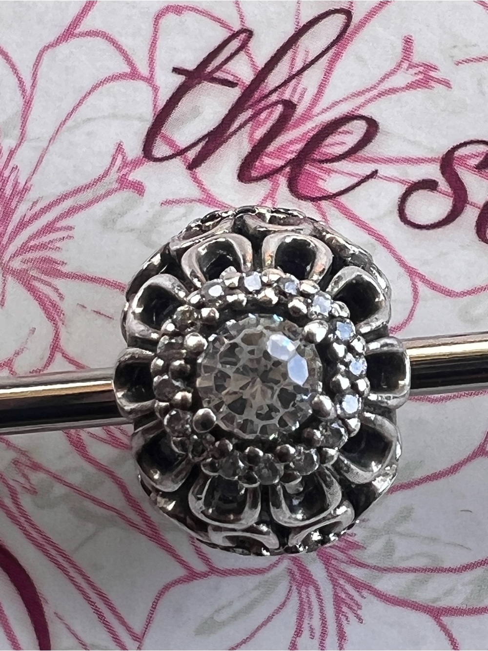 Authentic Pandora Floral Brilliance Charm #791260CZ